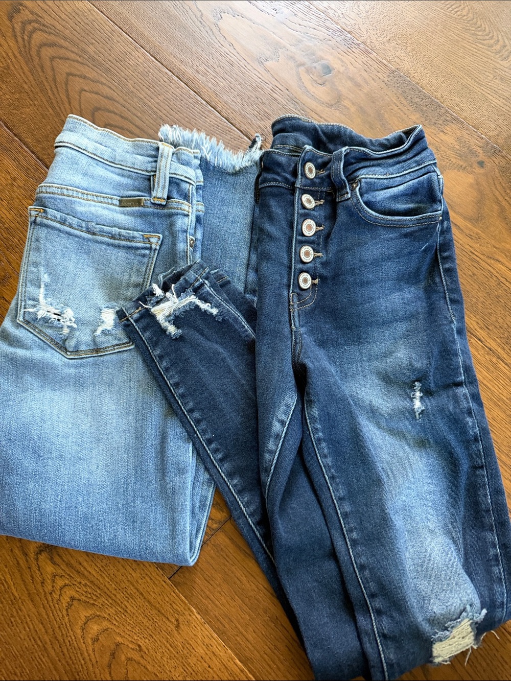 High-Rise KanCan Distressed Women's skinny Jeans bundle